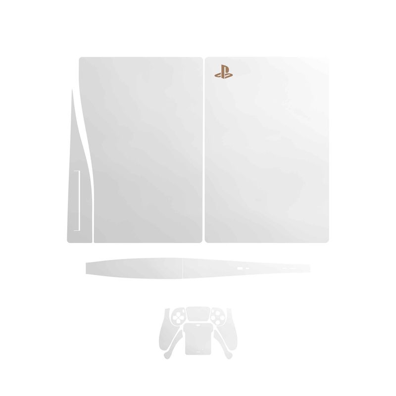 برچسب کنسول و دسته بازی ps5 ماهوت مدل metallic white